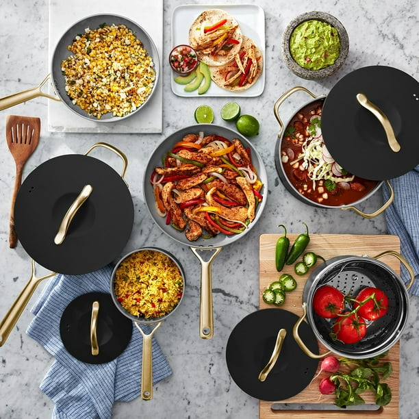 Member's Mark 11-Piece Modern Ceramic Cookware Set - Samsclub.com