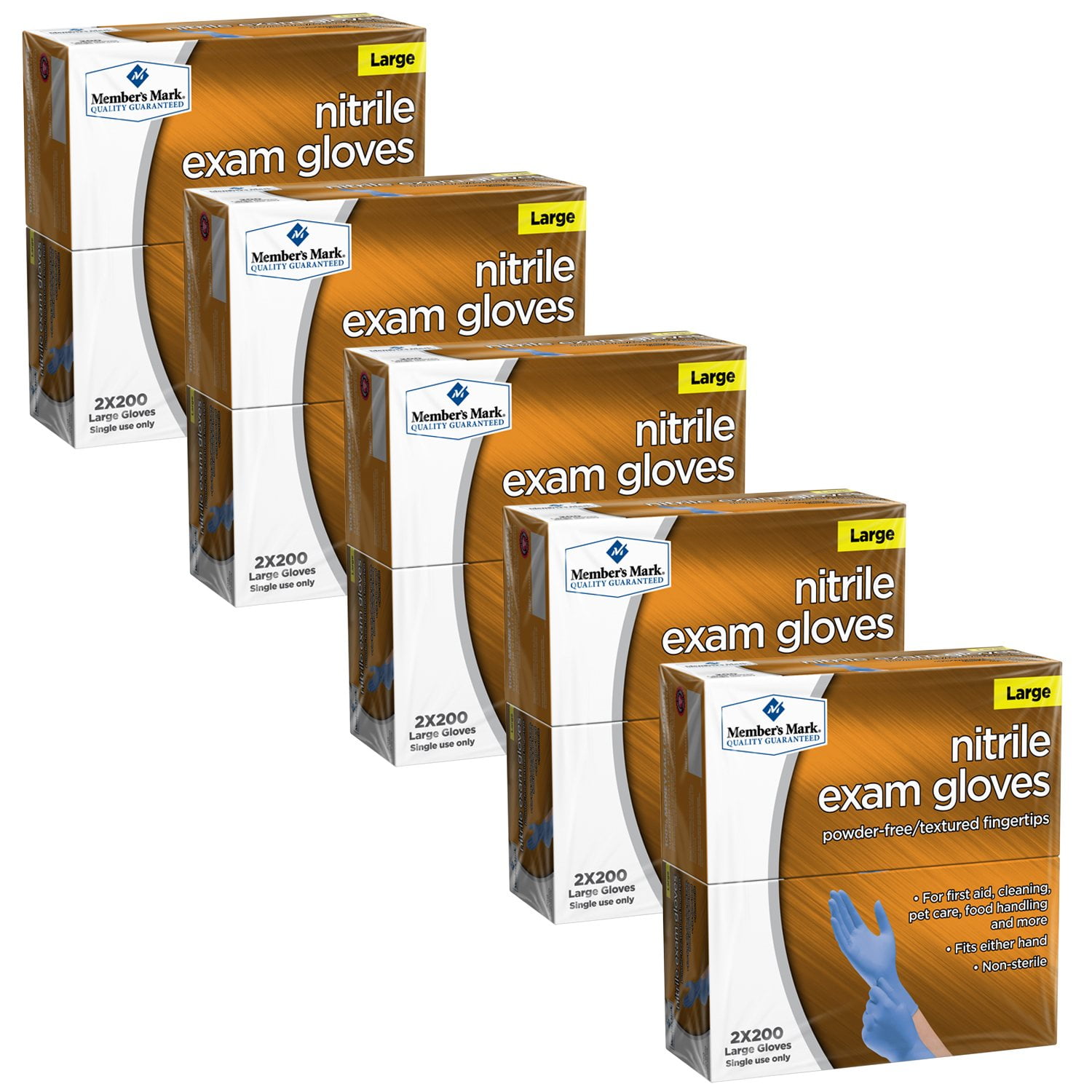 Member's Mark Nitrile Exam Gloves (Choose Your Size) (2,000ct