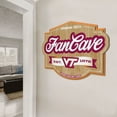 thumbnail image 3 of YouTheFan Virginia Tech Hokies 17"x12.5" 3D Multi-Layered Fan Cave Sign, 3 of 5