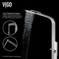thumbnail image 3 of VIGO Shower Massage Panel System with Rain Shower Head, Hand Shower & Tub Spout, 3 of 11