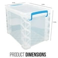 thumbnail image 5 of Super Stacker Storage or Hanging File Box with Blue Lid Locking Handles, 5 of 5