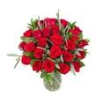 thumbnail image 1 of Member's Mark Red Roses and Greenery Vase Arrangement, choose stem count, 1 of 4
