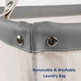 thumbnail image 3 of Seville Classics Commercial Heavy-Duty Rolling Laundry Hamper, 16" W x 22" D x 27" H, 3 of 11