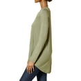 thumbnail image 3 of Hue Women's Long Sleeve Tunic T-Shirt, 3 of 6