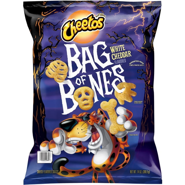 Cheetos Bag of Bones White Cheddar Flavored Cheese Snacks, 14 oz.