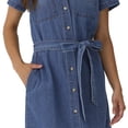 thumbnail image 6 of Frye Women's Belted Denim Mini Dress, 6 of 9