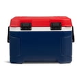 thumbnail image 4 of Igloo 50 QT Trailmate Cooler, Americana Red White and Blue, 4 of 11