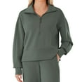 thumbnail image 1 of Member's Mark Women's Sandwash Half-Zip Pullover, 1 of 7