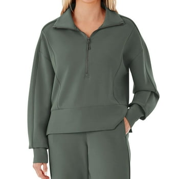 Member's Mark Women's Sandwash Half-Zip Pullover