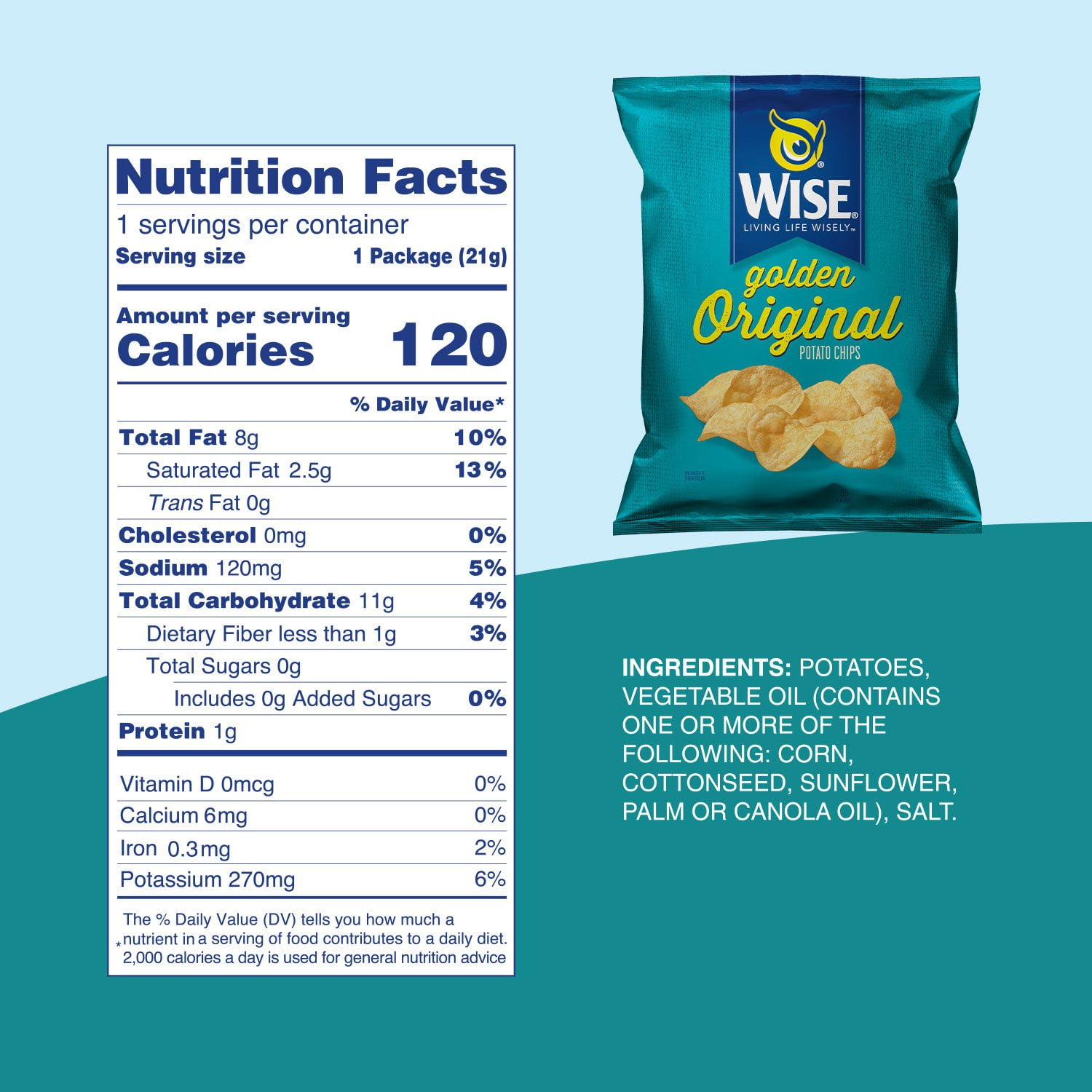 Wise Variety Pack Snacks, 50 pk.
