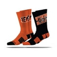thumbnail image 1 of Cincinnati Bengals Adult 2-Pack Crew Socks, 1 of 3