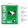 thumbnail image 3 of Logo Brands North Dakota Fighting Hawks 60"x70" Super Plush Blanket, 3 of 6
