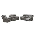 thumbnail image 10 of Manhattan 3-Piece Top-Grain Leather Reclining Set, 10 of 19