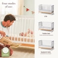 thumbnail image 2 of Little Seeds Clover 4-in-1 Convertible Crib, Choose Color, 2 of 10