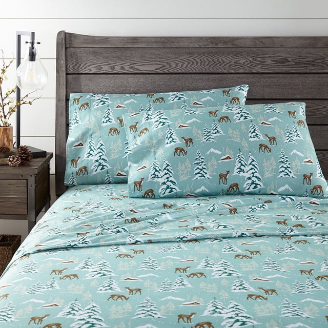 Shavel Micro Flannel Printed Sheet Set, Assorted Sizes