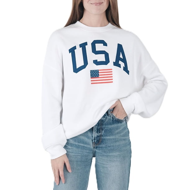 Mighty Fine Women's Americana Crewneck Sweatshirt - Samsclub.com