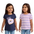 thumbnail image 1 of Levi's Toddler Girls 2-Pack Graphic Tee, 1 of 10