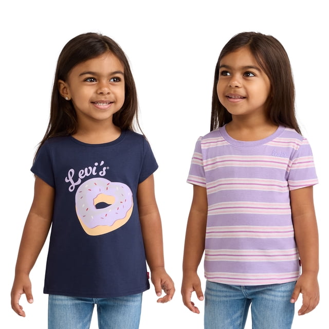 Levi's Toddler Girls 2-Pack Graphic Tee