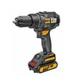thumbnail image 1 of CAT 18V 1 FOR ALL 1/2" Cordless Drill/Driver with Brushless Motor and 2 Batteries, 1 of 9