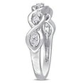 thumbnail image 4 of Round Cut White Sapphire Infinity Band in 14K Gold, 4 of 6