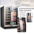 thumbnail image 12 of Lanbo 24 Inch 18 Bottle and 55 Can Wine and Beverage Refrigerator, 12 of 15