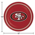 thumbnail image 2 of NFL Round Paper Plates, 10", 85 ct., Choose Your Team, 2 of 8