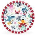 thumbnail image 1 of Member's Mark Ocean Fun Kids Paper Plates, 8.5", 100 ct., 1 of 9