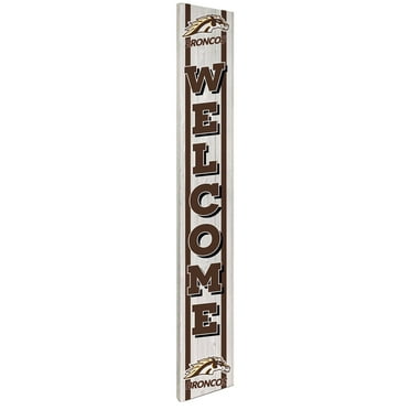 NCAA 8" x 60" Reversible Porch Greeter Sign