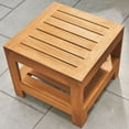 thumbnail image 4 of Member's Mark Newport Teak Swivel Deep Seating Set with Sunbrella Fabric, 3pc, 4 of 7