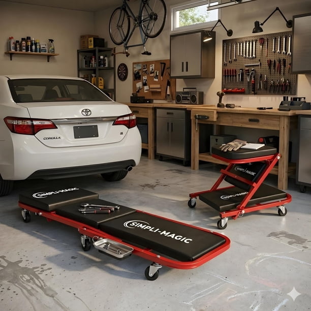 Simpli-Magic Multi Purpose Foldable 2-in-1 Rolling Garage