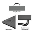 thumbnail image 4 of Cosco 24" Square Folding Camping Table, Gray Resin and Steel Frame, 4 of 9