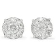 thumbnail image 1 of 2.00 CT. T.W. Diamond Composite Earring Set in 14K White Gold, 1 of 3