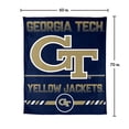 thumbnail image 7 of Logo Brands Georgia Tech Yellow Jackets 60"x70" Super Plush Blanket, 7 of 7