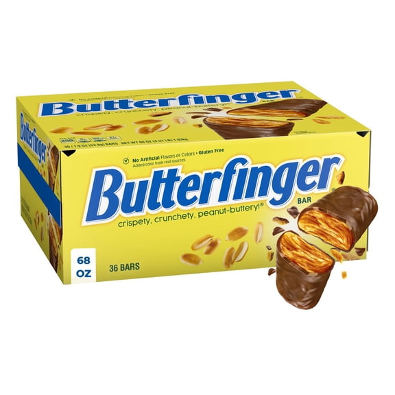 Butterfinger Candy Bars, Full Size, 1.9 oz., 36 pk.