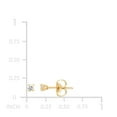 thumbnail image 4 of Micro Mini Diamond Stud Earrings in 14K Gold, 4 of 4