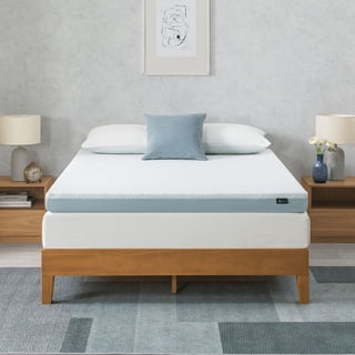 Zinus Night Therapy 4" Cooling Gel Mattress Topper With Washable Cover, Assorted Sizes