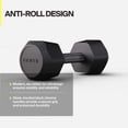 thumbnail image 4 of Centr Power Series 5-30 lb. Rubber Dumbbell Set with Rack, 4 of 7