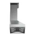 thumbnail image 3 of Forno Orvieto Wall Mount Range Hood In Stainless-Steel with Baffle Filters & Chimney, 3 of 9