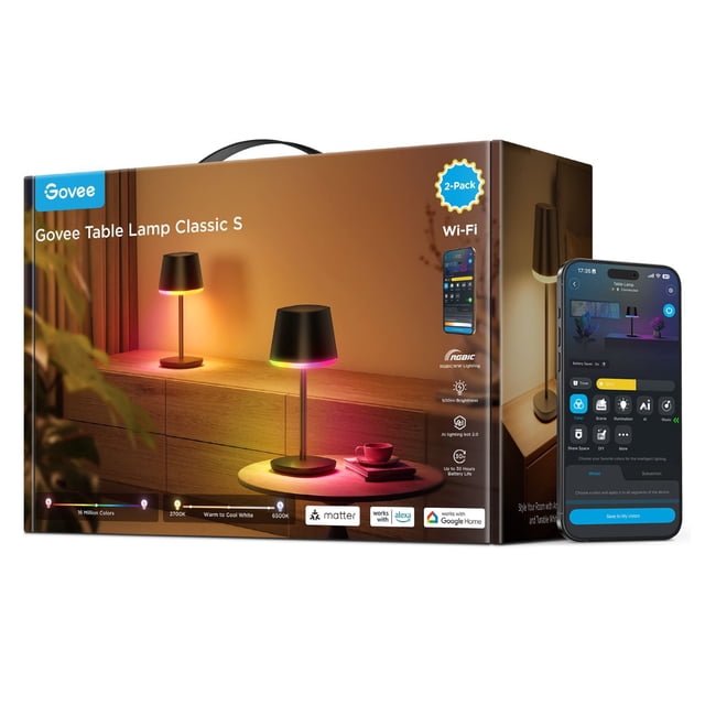 Govee Table Lamp Classic S 2-Pack