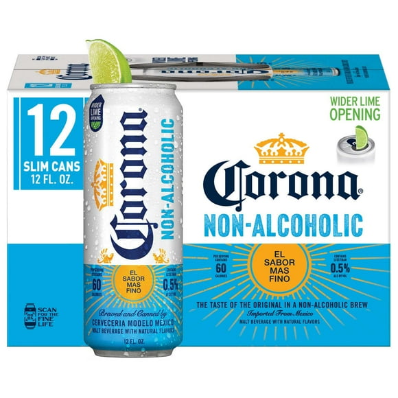 Corona Extra Non-Alcoholic Lager Beer, 12 fl. oz. can, 12 pk.