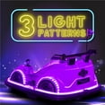 thumbnail image 4 of Flybar 12V Racer Glow Bumper Car, 4 of 9
