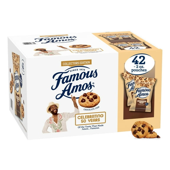 Famous Amos Chocolate Chip Cookies, 2 oz., 42 pk.