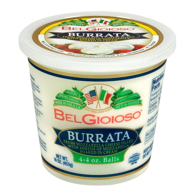 BelGioioso Fresh Burrata Cheese Balls, 16 oz.