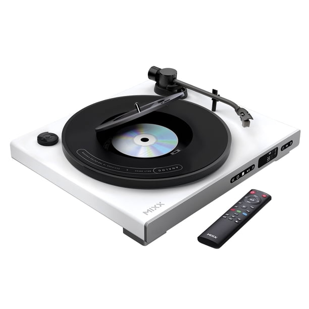 Mixx Analog Plus 2-in-1 Fully Automatic Turntable & CD Player with