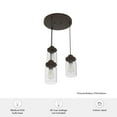 thumbnail image 5 of Hunter Devon Park with Clear Glass Ceiling Light Fixture, 5 of 9
