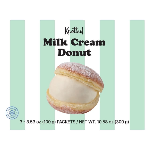 Knotted Milk Cream Donut