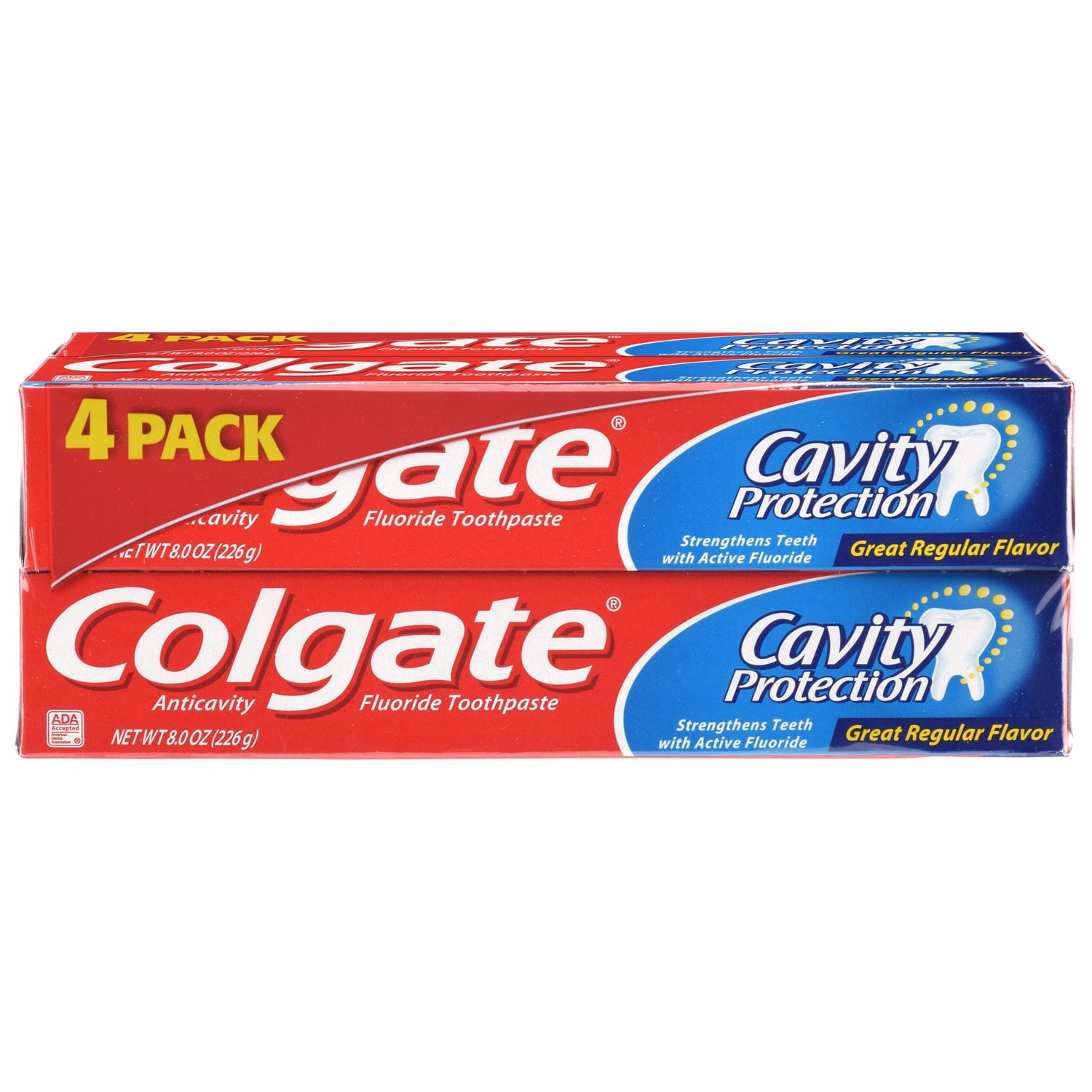 Colgate Ms Colgate Cavity Protection Toothpaste with Fluoride, Great Regular ...