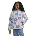 thumbnail image 1 of Hurley Girls Sherpa Printed Quarter-Zip Jacket, 1 of 7