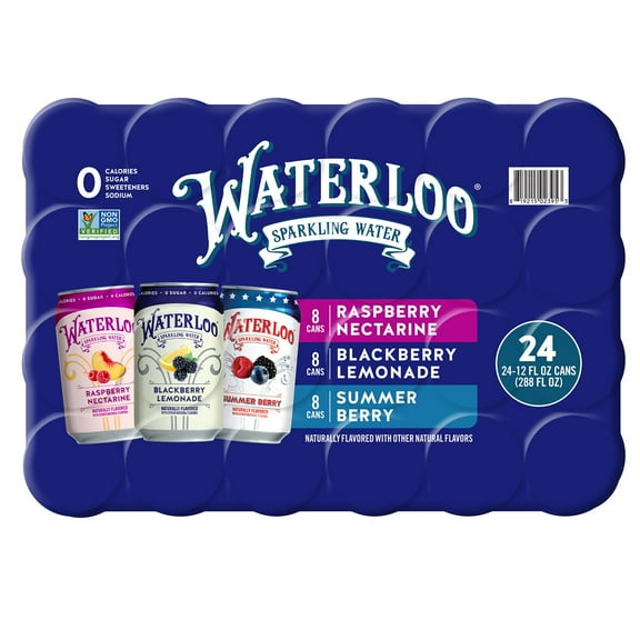 Waterloo Sparkling Water Variety Pack 12 fl. oz., 24 pk.