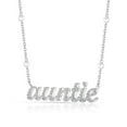thumbnail image 3 of Sterling Silver and Diamond Identity Necklace, 3 of 6